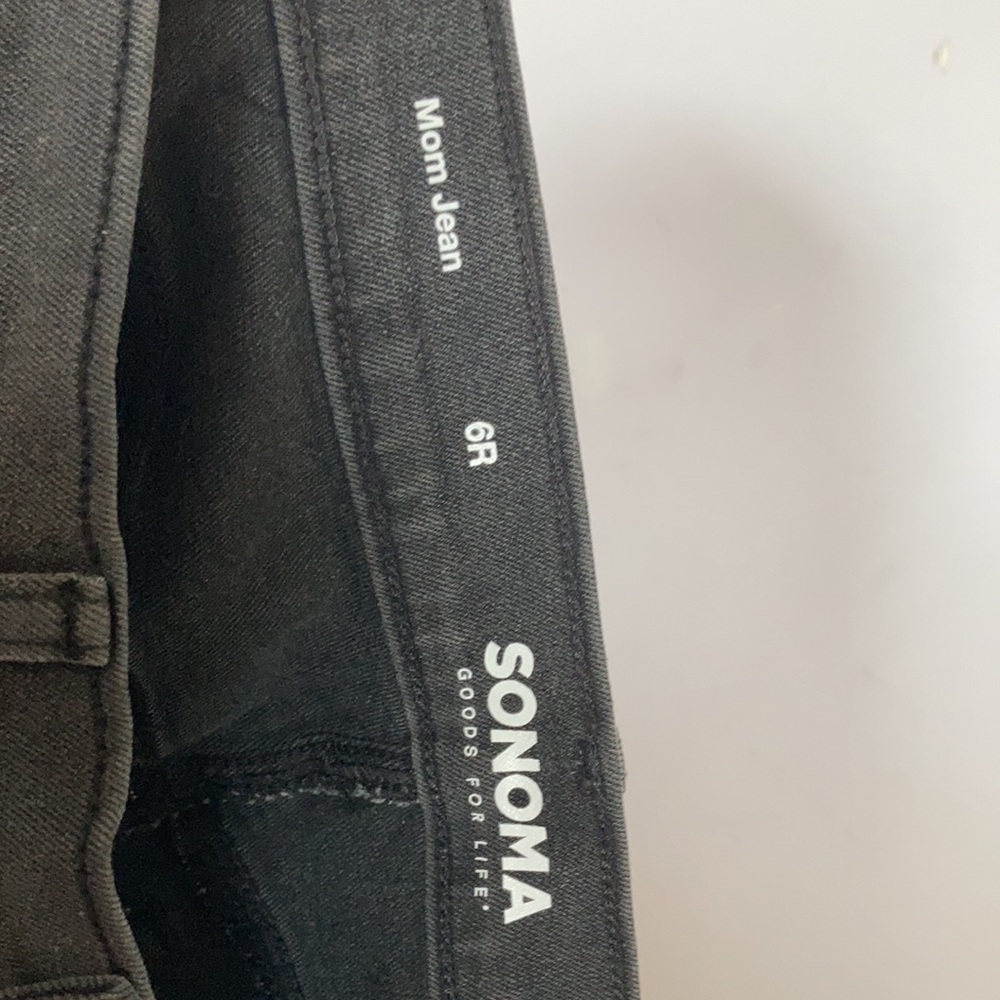 Sonoma mom jean ultra high rise retro jean with stretch size 6 - Picture 12 of 14